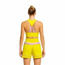Black Limba|Top Desportivo de Mulher Black Limba Amarelo Fitness
