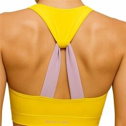 Black Limba|Top Desportivo de Mulher Black Limba Amarelo Fitness