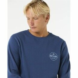 Rip Curl|Polar sem Capuz Homem Rip Curl Stapler Crew Azul
