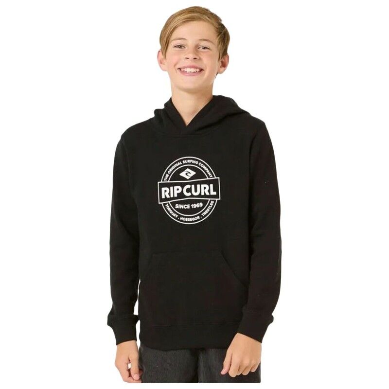 Rip Curl|Polar com Capuz Criança Rip Curl Stapler Hood Preto Rip Curl|Polar com Capuz Criança Rip Curl Stapler Hood Preto