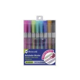 Bismark|Conjunto de Canetas de Feltro Bismark BICOLOR Multicolor 8 Peças (12 Unidades)
