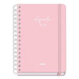 DOHE|Agenda DOHE SERENITY WIRE´O Cor de Rosa A5 150 x 210 mm 2025-2026 (20 Unidades)
