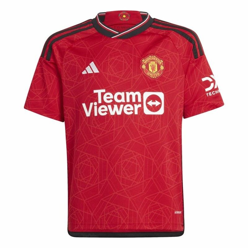 Adidas|T-Shirt de Futebol para Crianças Adidas Manchester (7-8 Anos)