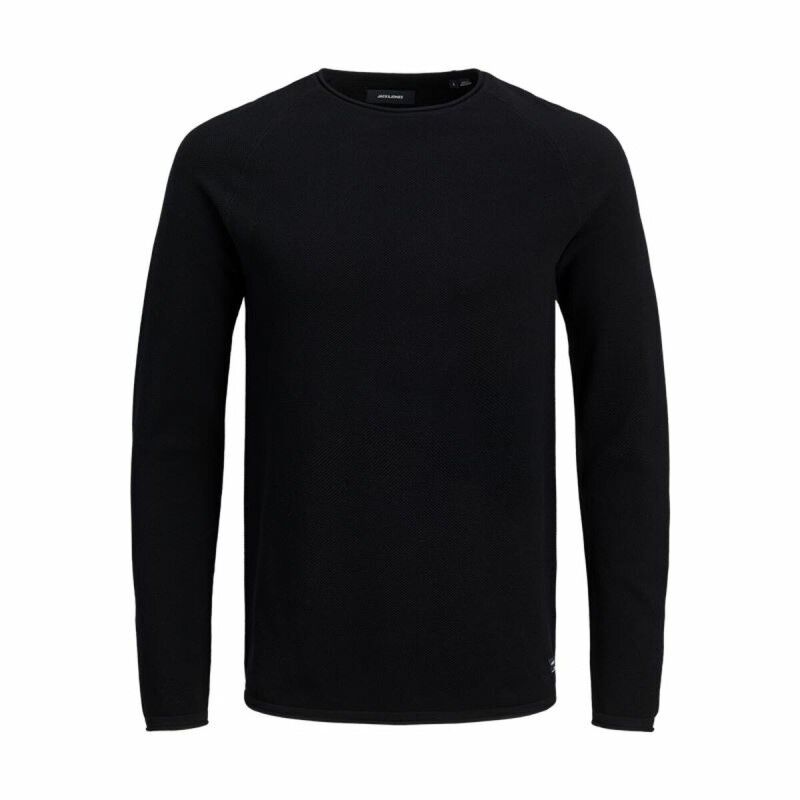 Jack & Jones|Camisola de Manga Comprida Homem Jack & Jones ehill Knit Preto Jack & Jones|Camisola de Manga Comprida Homem Jack & Jones ehill Knit Preto