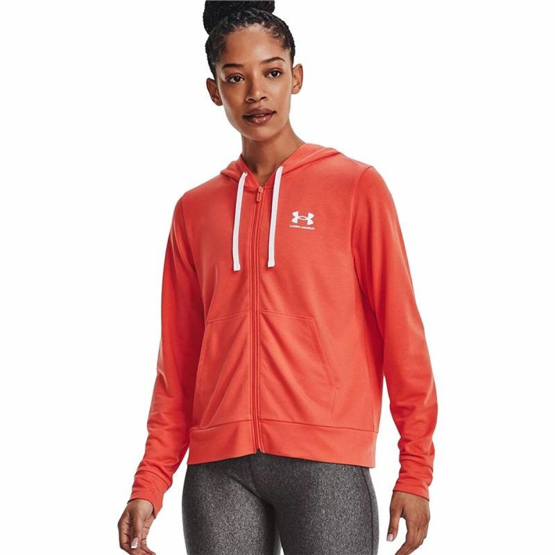 Polar com Capuz e Fecho Mulher Under Armour Rival Terry