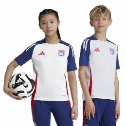 Adidas|T-Shirt de Futebol para Crianças Adidas Tiro24 Azul (9-10 Anos)