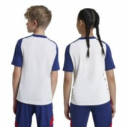 Adidas|T-Shirt de Futebol para Crianças Adidas Tiro24 Azul (9-10 Anos)