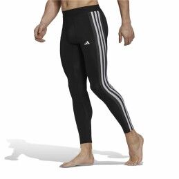 Adidas|Leggings de Desporto Homem Adidas Tf 3S L Tight Preto (2XL)