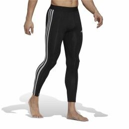 Adidas|Leggings de Desporto Homem Adidas Tf 3S L Tight Preto (2XL)