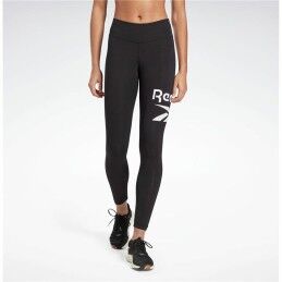 Reebok|Leggings de Desporto de Mulher Reebok Rie Cotton Preto