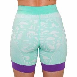 Hanker|Collants Curtos de Desporto Hanker Shiwa Água-marinha
