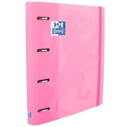 Oxford|Pasta com argolas Oxford TOUCH Cor de Rosa A4+ (4 Unidades)