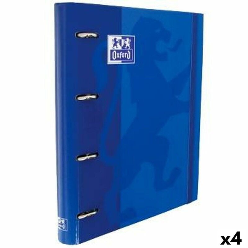 Oxford|Pasta com argolas Oxford CLASSIC Azul Marinho A4+ (4 Unidades) Oxford|Pasta com argolas Oxford CLASSIC Azul Marinho A4+ (4 Unidades)