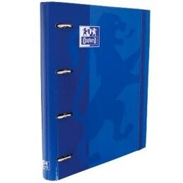 Oxford|Pasta com argolas Oxford CLASSIC Azul Marinho A4+ (4 Unidades)