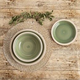 Quid|Louça Quid Calypso Verde Cerâmica 18 Peças