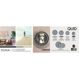Quid|Louça Quid Duna Cinzento Cerâmica 12 Peças