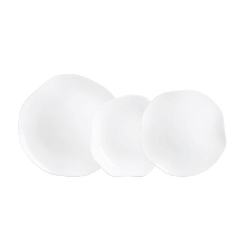 Luminarc|Louça Luminarc Galeo Branco Vidro 18 Peças Luminarc|Louça Luminarc Galeo Branco Vidro 18 Peças