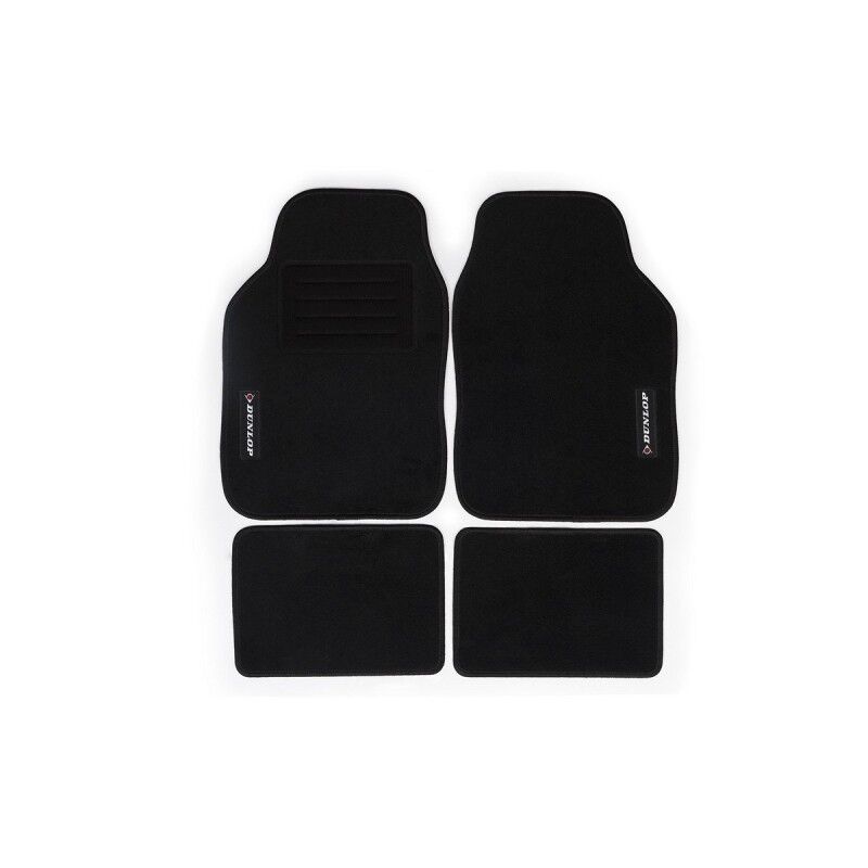 Dunlop|Conjunto de Tapetes de Carro Dunlop Universal 4 Peças Preto