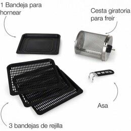 Princess|Fritadeira de Ar Princess 01.182065.01.001 1500 W 10 L Preto Prateado