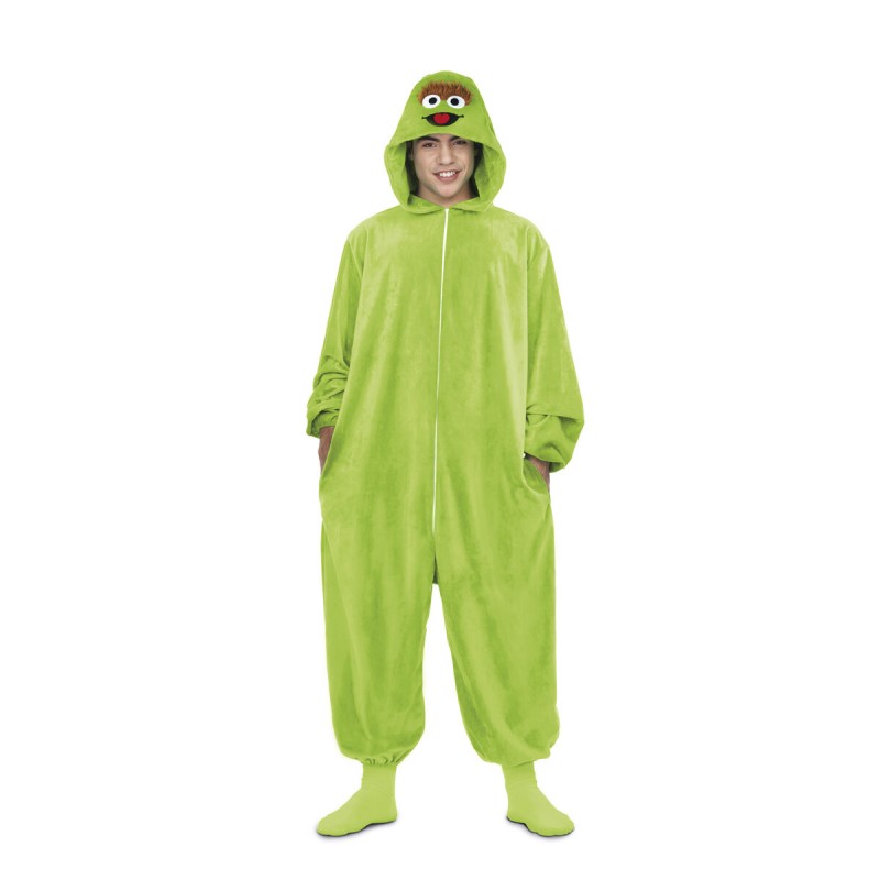 Fantasia para Adultos My Other Me Sesame Street Verde XS