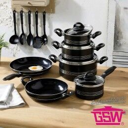 GSW|Bateria de Cozinha GSW Preto