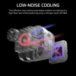 Corsair|Kit de refrigeração líquida Corsair NAUTILUS 360 RS