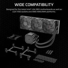 Corsair|Kit de refrigeração líquida Corsair NAUTILUS 360 RS