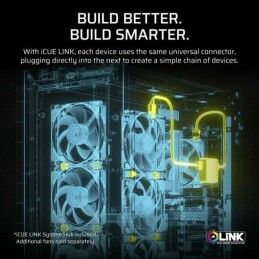 Corsair|Kit de refrigeração líquida Corsair iCUE LINK TITAN 360 RX LCD