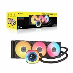 Corsair|Kit de refrigeração líquida Corsair iCUE LINK TITAN 360 RX LCD