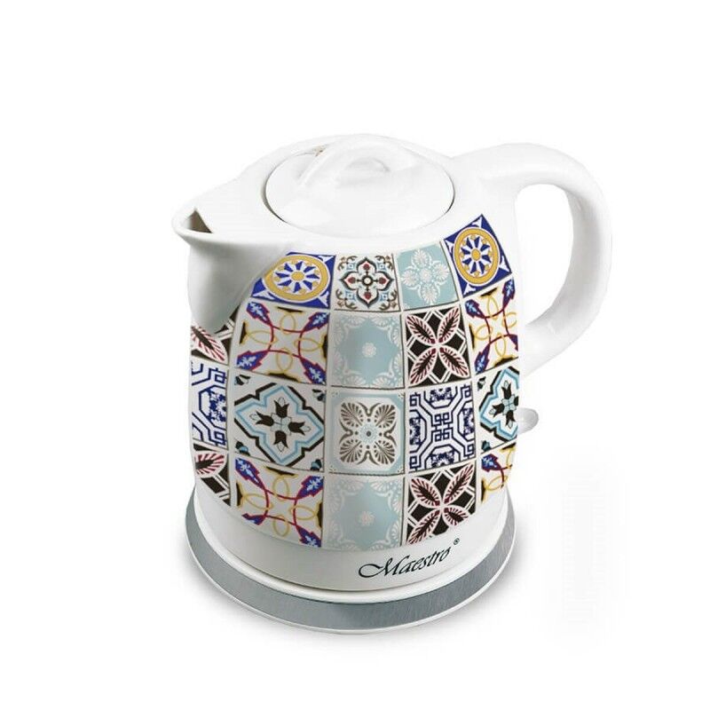 Feel Maestro|Chaleira Feel Maestro MR-066-PORTO Branco Cerâmico 1500 W 1,5 L Feel Maestro|Chaleira Feel Maestro MR-066-PORTO Branco Cerâmico 1500 W 1,5 L