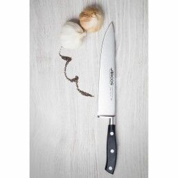 Arcos|Faca de Cozinha Arcos serie riviera Preto Aço 20 cm