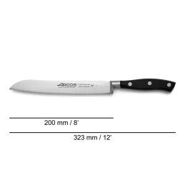 Arcos|Faca para Pão Arcos serie riviera Aço 20 cm