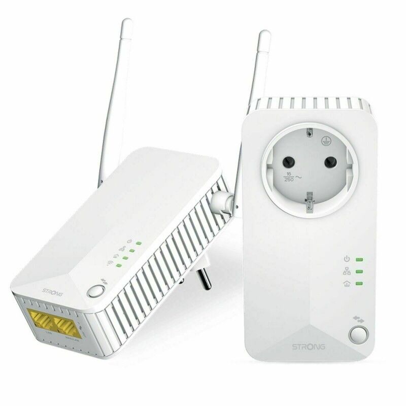 STRONG|Amplificador Wifi STRONG POWERLWF600DUOEUV2 Branco STRONG|Amplificador Wifi STRONG POWERLWF600DUOEUV2 Branco