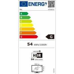 TCL|Smart TV TCL 4K Ultra HD 43" QLED