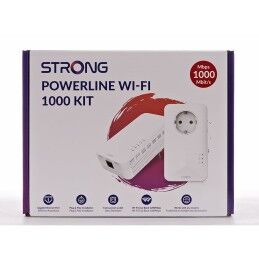 STRONG|Adaptador PLC STRONG POWERL1000WFDUOEUV2 Branco (2 Unidades)