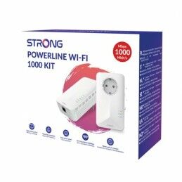 STRONG|Adaptador PLC STRONG POWERL1000WFDUOEUV2 Branco (2 Unidades)