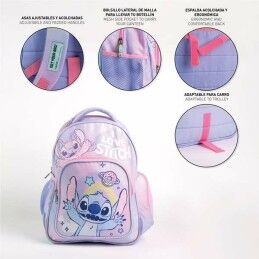 Stitch|Mochila Escolar Stitch Lilás