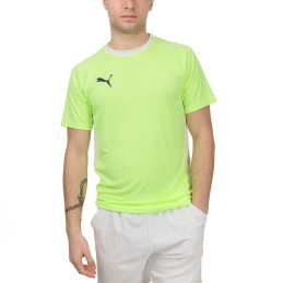 Camisola de Manga Curta Homem TEAM LIGA Puma 931832 01 Padel Amarelo