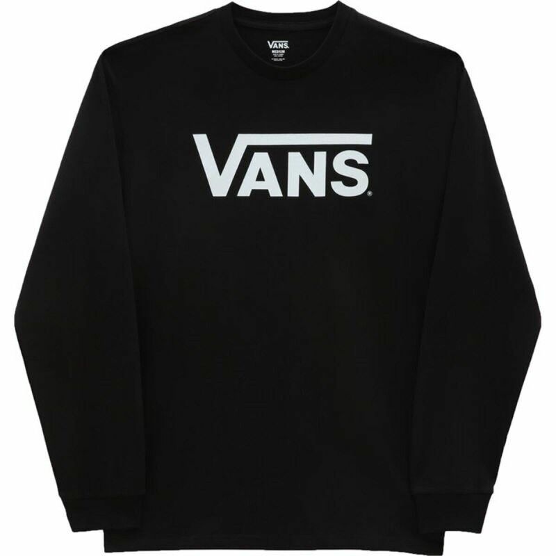 Vans|Camisola de Manga Comprida Unissexo Vans Classic Preto Vans|Camisola de Manga Comprida Unissexo Vans Classic Preto