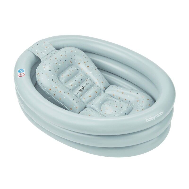 Babymoov|Banheira Babymoov Aquadots Azul Pastel Cinzento