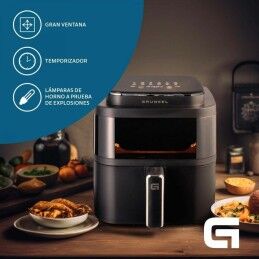 Grunkel|Fritadeira de Ar Grunkel Light Fryer 1400 W 6 L Preto