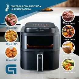 Grunkel|Fritadeira de Ar Grunkel Light Fryer 1400 W 6 L Preto