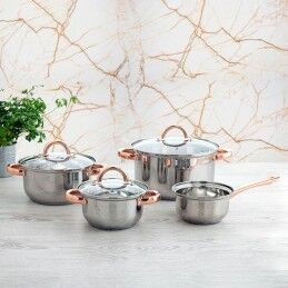 Quid|Bateria de Cozinha Quid Vanity Aço inoxidável 4 Peças