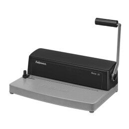 Fellowes|Capas de encadernação Fellowes Metal 25 Grafite A4 Metal