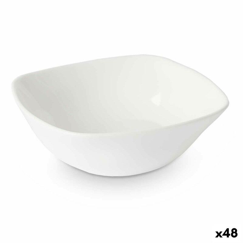 Vivalto|Taça para Aperitivos Vivalto LFW-50 Branco Vidro opalino Quadrado 11 x 4 x 11 cm (48 Unidades)