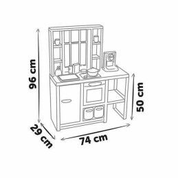 Smoby|Cozinha de Brincar Smoby 32 Peças 96 x 74 x 29 cm