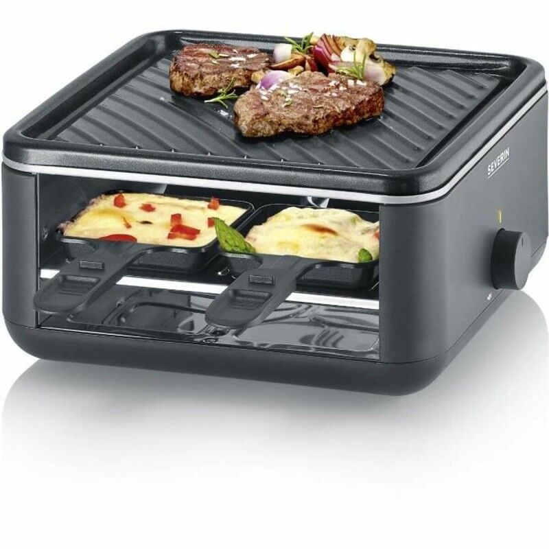 Severin|Grelha Grill Severin RG2360 Preto 24 x 24 cm Severin|Grelha Grill Severin RG2360 Preto 24 x 24 cm