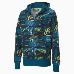 Polar com Capuz Criança Puma FULL-ZIP 583197 Azul