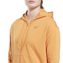 Polar com Capuz e Fecho Mulher Reebok RI SL FRENCH TERRY H54756 Laranja