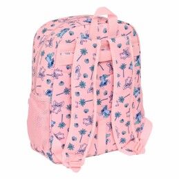 Lilo & Stitch|Mochila Escolar Lilo & Stitch Beach Cor de Rosa 32 x 38 x 12 cm